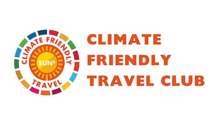 Climate Friendly Travel Club логотиби - сүрөт SUNx тарабынан берилген