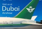 Dubai Airshow - image courtesy of Saudia