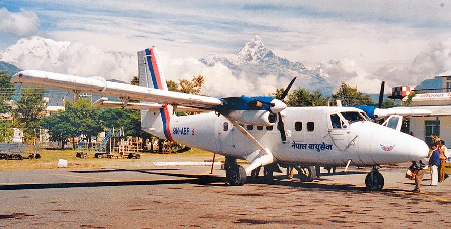 STOL 항공편을 위한 네팔항공의 Twin Otter