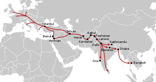 Hippie trail.svg | eTurboNews | eTN