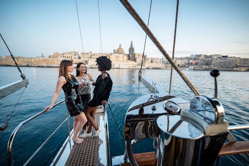 Малта 3 – Поглед са Велике луке – слика љубазношћу Управе за туризам Малте