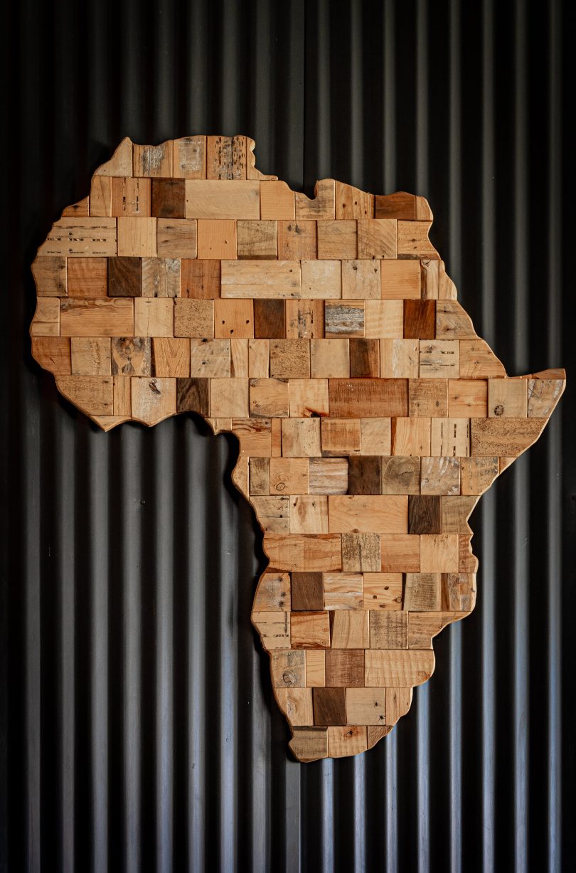 Iṣẹ ọna Map of South Africa | Fọto: Magda Ehlers nipasẹ Pexels