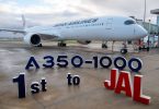 Japan Airlines reçoit son premier Airbus A350-1000