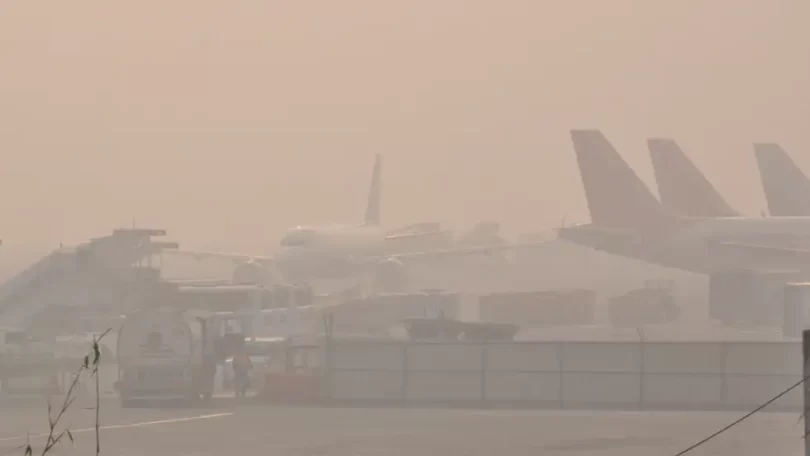 Flights Diverted as Dense Fog Engulfs Delhi
