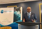Министърът на туризма на Ямайка говори на срещата на върха за устойчива синя икономика 2024 г
