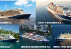 Carnival ulaže u dodatni brod za krstarenje klase Excel