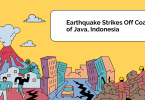 印度尼西亚爪哇海岸发生地震