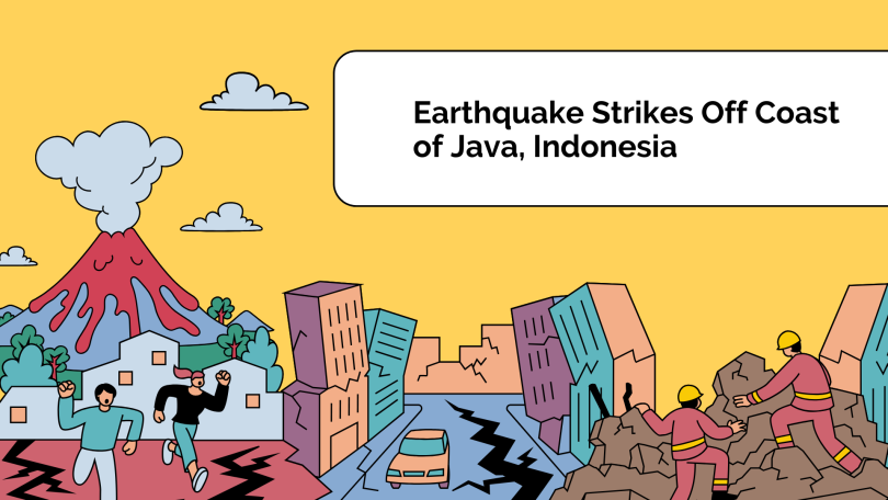 Earthquake Strikes Off Coast of Java, Indonesia