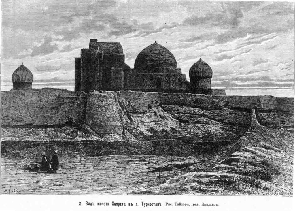 A view of the mausoleum, ca. 1879. | Russian Illustrated Magazine 'Niva' | via Wikipedia