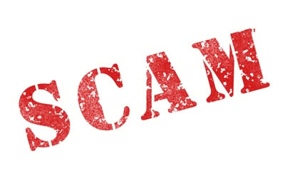 Scam - image courtesy of Pete Linforth from Pixabay