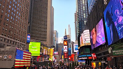 Times Square - imagen cortesía de Wikipedia
