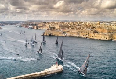 malta 1 - Rolex Middle Sea Race en el Gran Puerto de La Valeta; Isla de MTV 2023; - imagen cortesía de la Autoridad de Turismo de Malta