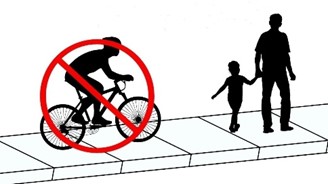 Cyclist Pedestrian - image courtesy of change.org