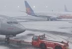 Heavy Snowfall Strands Passengers at Newcastle Airport