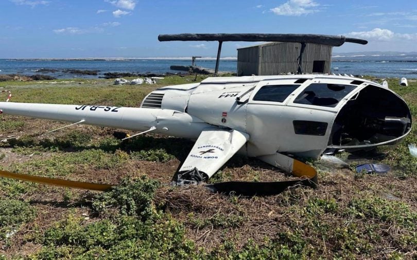 Afrika Kidul: Helikopter Kacilakan Diturunake Penguin