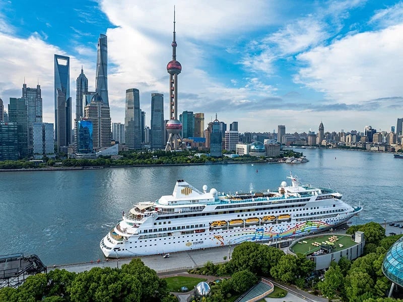 Visa-gratis Rees Brennstoff Cruise Tourismus Boom a China