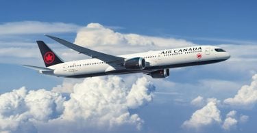 Air Canada Resus Direct Ottawa to London Heathrow ofurufu
