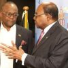 Is-Sur Donovan White u l-Onor. Edmund Bartlett LR - immaġni b'korteżija ta' caribbeantoday