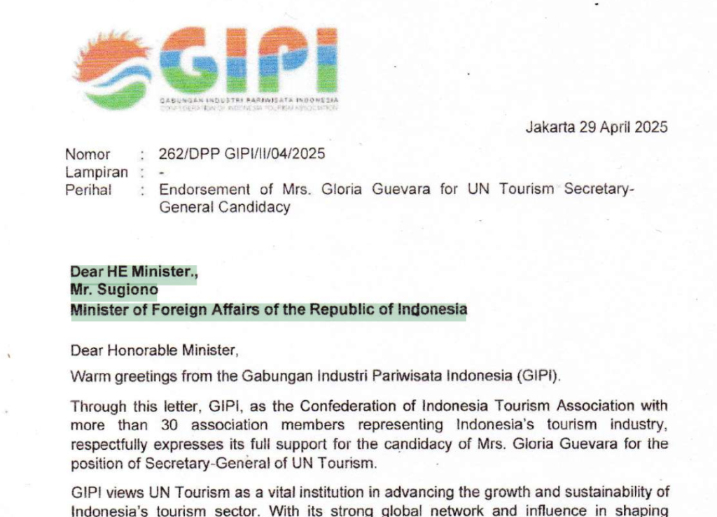 Gloria Guevara is in Good Trouble Over Endorsements for UN-Tourism Secretary General 2 Travel, Tourism & Lifestyle Trends image 14 | eTurboNews | eTN