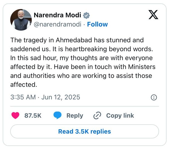 एयर इंडिया बोइंग 242 टेकऑफ़ क्रैश में 787 लोगों की मौत 4 यात्रा, पर्यटन और जीवन शैली के रुझान 0 19 | eTurboNews | ईटीएन