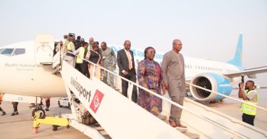 Air Tanzania plane arriving in Accra | eTurboNews | eTN